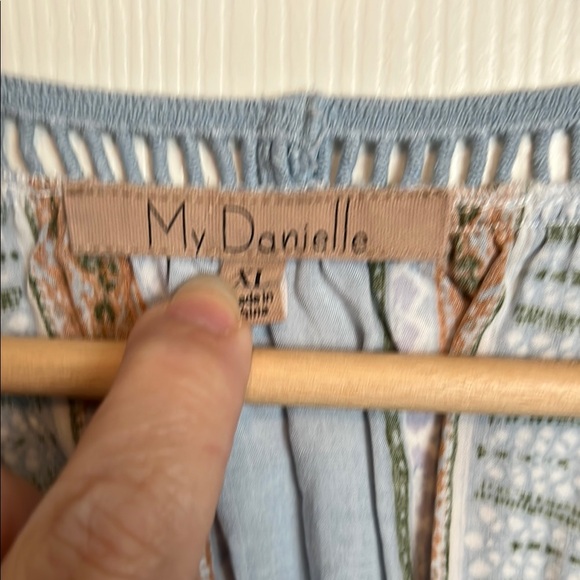 Bohemian Floral Print Women's Top - Picture 2 of 5